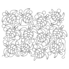 Sea Turtle Pano 05 Pattern