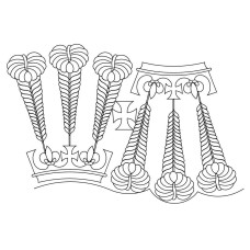 Royal Feather Pano 01 Pattern