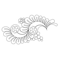 Paisley Feather Pano 04 Pattern
