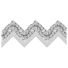Zig Zag Feather Line 01 Pattern