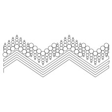 Zig Zag Bubble Line 01 Pattern