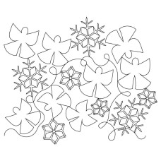 Snow Angel Pano 01 Pattern
