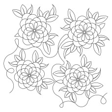Sara Flower 03 Pano Pattern