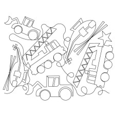 Vehicles Pano Pattern