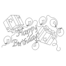 Happy Birthday Pano Pattern
