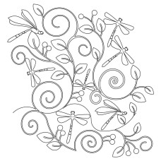 Dragonfly Pano 03 Pattern