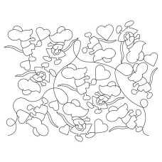 Mice and Hearts Pattern