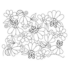 Whimsical Flower Pano