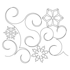 Swirling Snowflakes Pano 2
