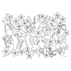 Forest Animals Pano 2