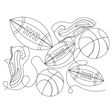 Basketball Track Football 1