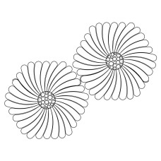 Hex Feather Flower Pano
