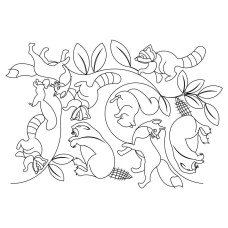 Forest Animals Pano 3