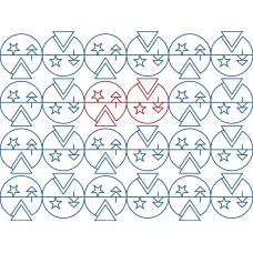 Bonfire Stitching Pattern