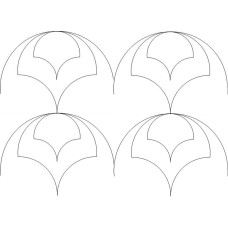 Clamshell Dome Rows Pattern
