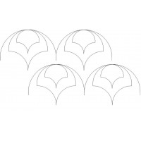 Clamshell Dome Offset Pattern