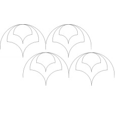 Clamshell Dome Offset Pattern