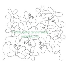 Garden Butterfly 01 Pattern