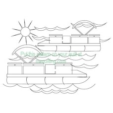 Pontoon Boats Pattern
