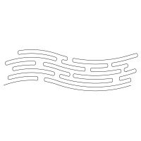 Curved Line Maze Pattern