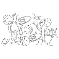 Basketball Drum Pano Pattern