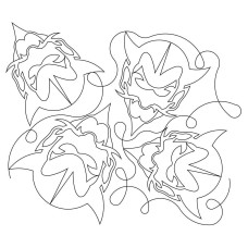 Devil Mascot Pano 01 Pattern