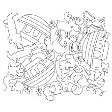 Noahs Ark Pano 02 Pattern