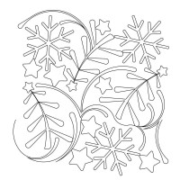 Primitive Christmas Pano 02 Pattern