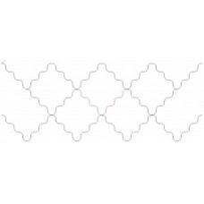 Wavy Diamonds Pattern