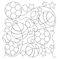 Bballs Soccer Baseball 01 Pattern