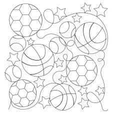 Bballs Soccer Baseball 01 Pattern