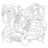 Paisley Heart Swirl 01 Pattern