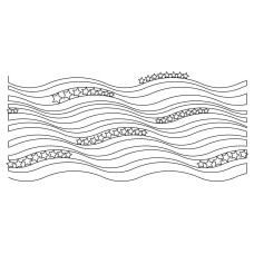 Wave Stars Pano 08 Pattern