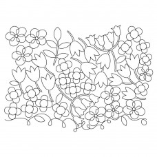 30s Flower Pano 03 Pattern