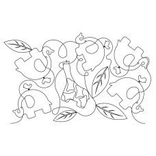 Safari Elephant Giraffe 01 Pattern