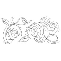Ribbon Roses 02 Pattern