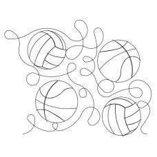 Volleyball Basketball 01 Pattern