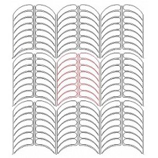 Elongated Feather Pano 2 Pattern