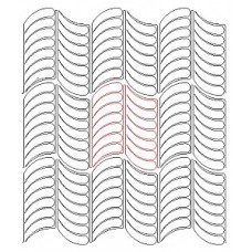 Elongated Feather Pano 3 Pattern