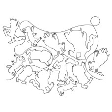 Monsters Pano 3 Pattern