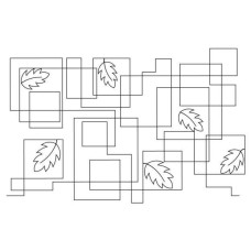 Squares with Leaves Pano
