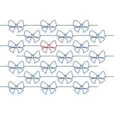 Bows Stitching Pattern