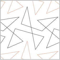 Triangle Tangle Stitching Pattern